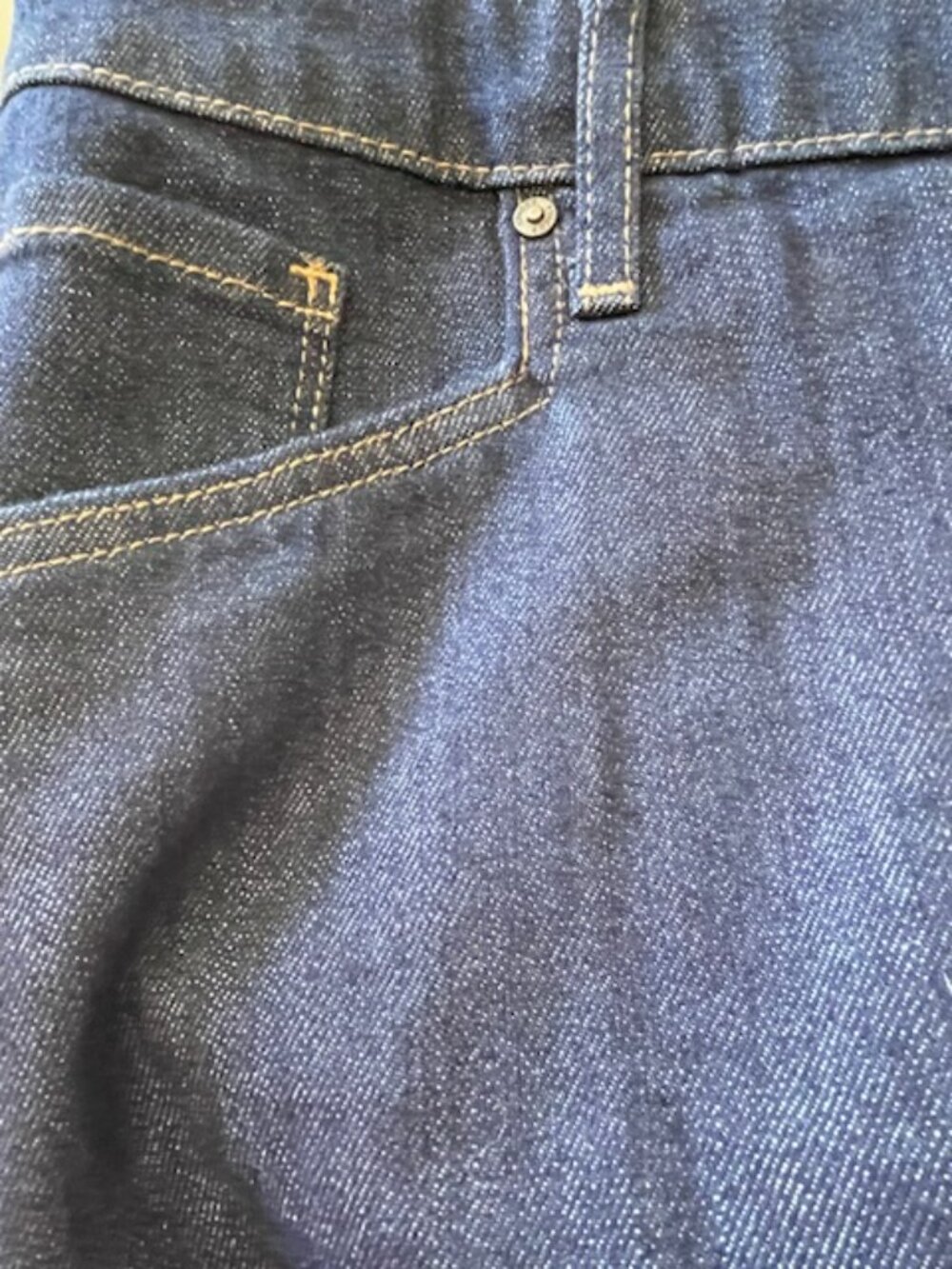 Chico’s Trouser Jean Womens 16 High Rise Chestnut Rinse Indigo Dark Wash NWT - Picture 8 of 9